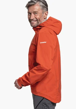 MEN SCHÖFFEL Bike<Waterproof mountain bike jacket orange