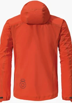 MEN SCHÖFFEL Bike<Waterproof mountain bike jacket orange