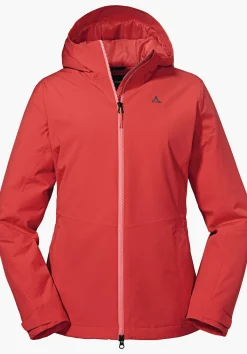 WOMEN SCHÖFFEL Outdoor Jackets<Waterproof padded hiking jacket red