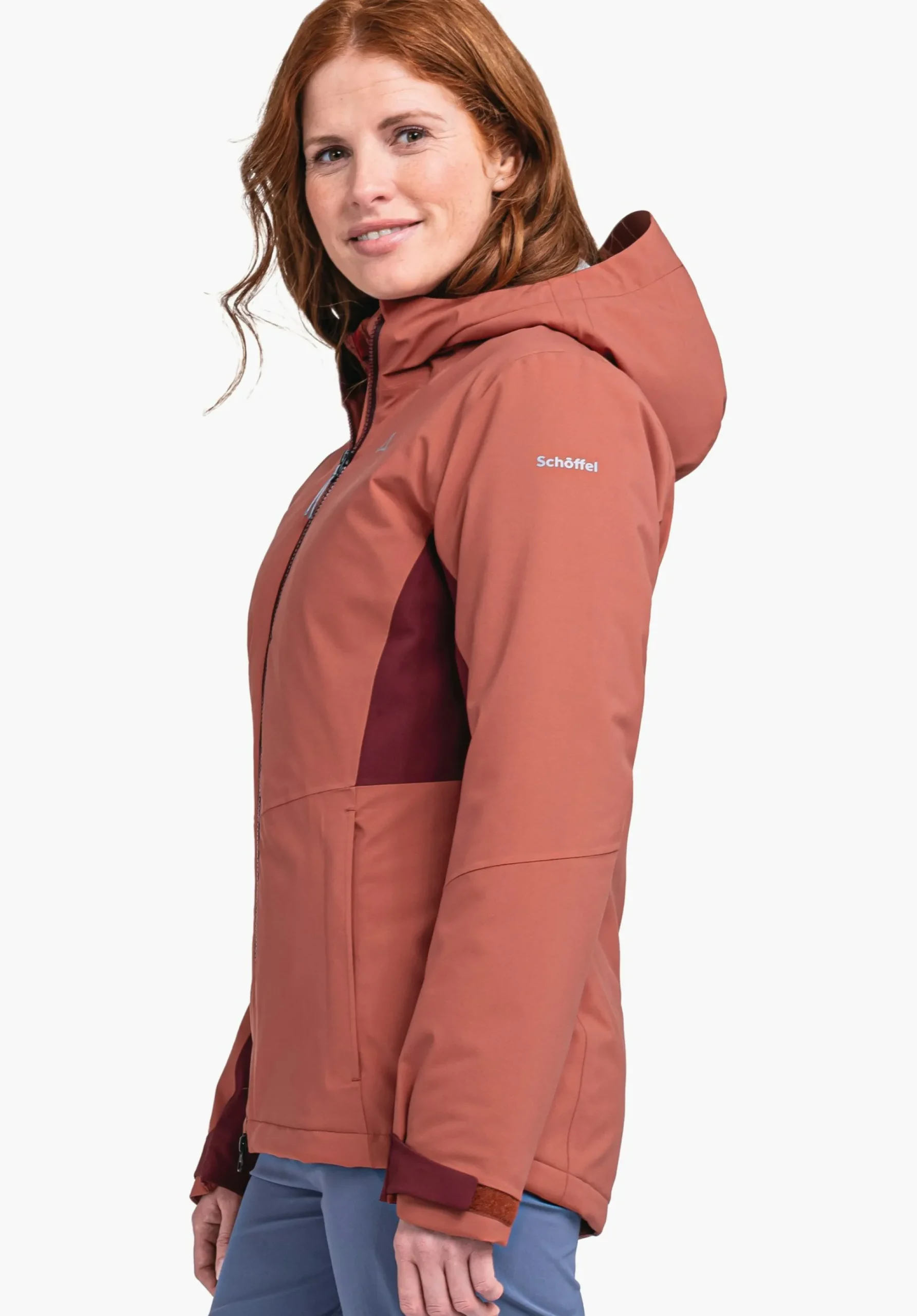 WOMEN SCHÖFFEL Outdoor Jackets<Waterproof padded hiking jacket red