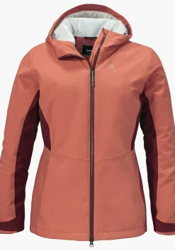 WOMEN SCHÖFFEL Outdoor Jackets<Waterproof padded hiking jacket red