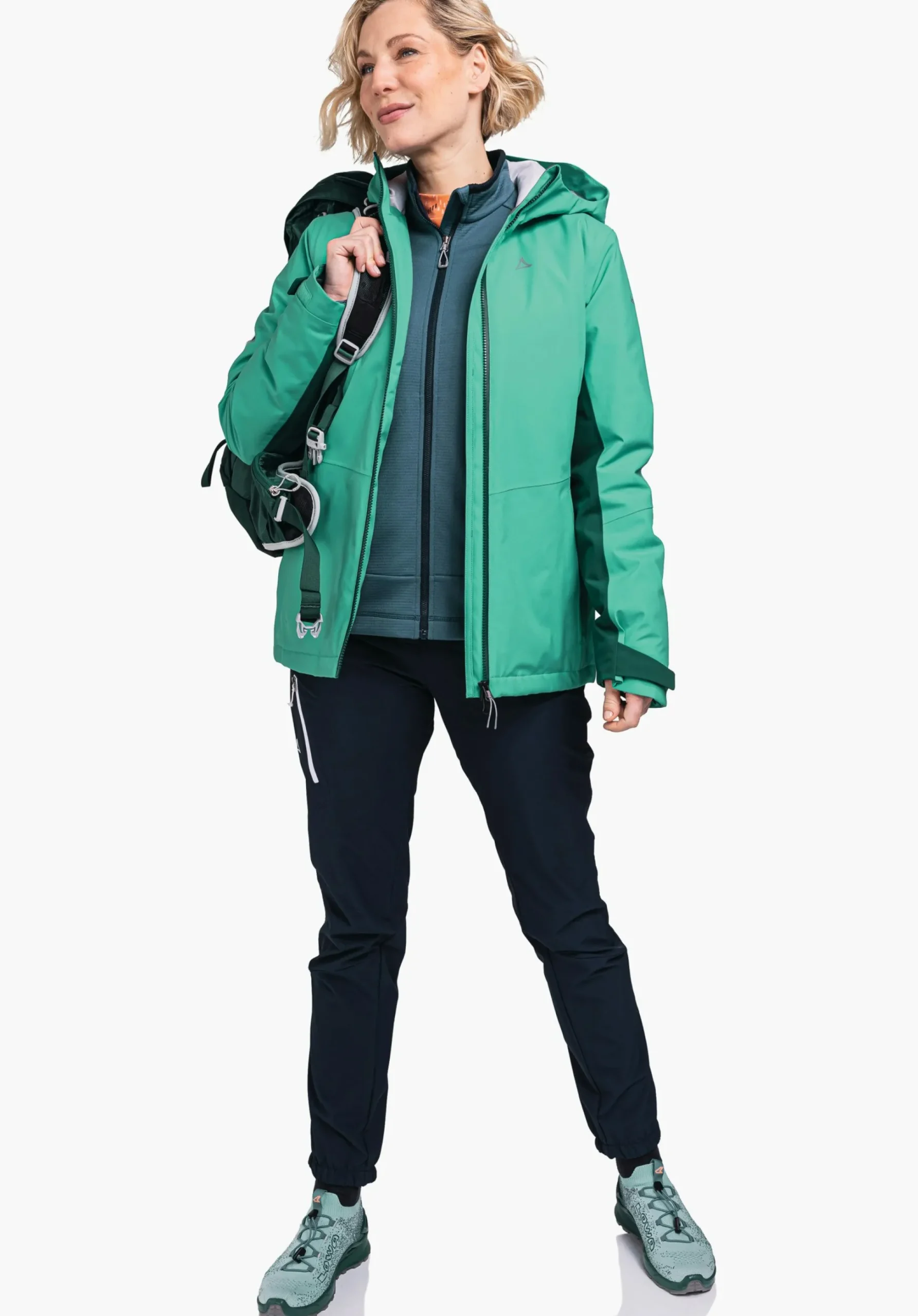 WOMEN SCHÖFFEL Outdoor Jackets<Waterproof padded hiking jacket red