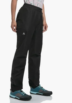 WOMEN SCHÖFFEL Bike<Waterproof rain pants for cycling schwarz