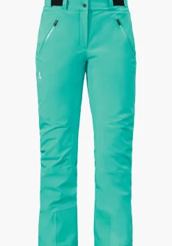 WOMEN SCHÖFFEL Skiing<Waterproof ski pants with Recco reflector green