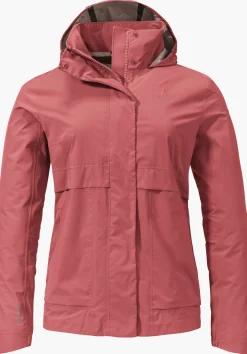 WOMEN SCHÖFFEL Travel/Leisure|Outdoor Jackets<Waterproof stylish everyday jacket rosa