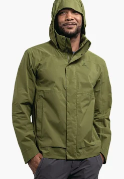 MEN SCHÖFFEL Travel/Leisure|Outdoor Jackets<Waterproof stylish everyday jacket grün