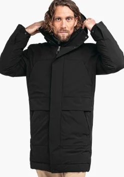 MEN SCHÖFFEL Travel/Leisure|Down- / Thermojacket<Waterproof urban down parka blue
