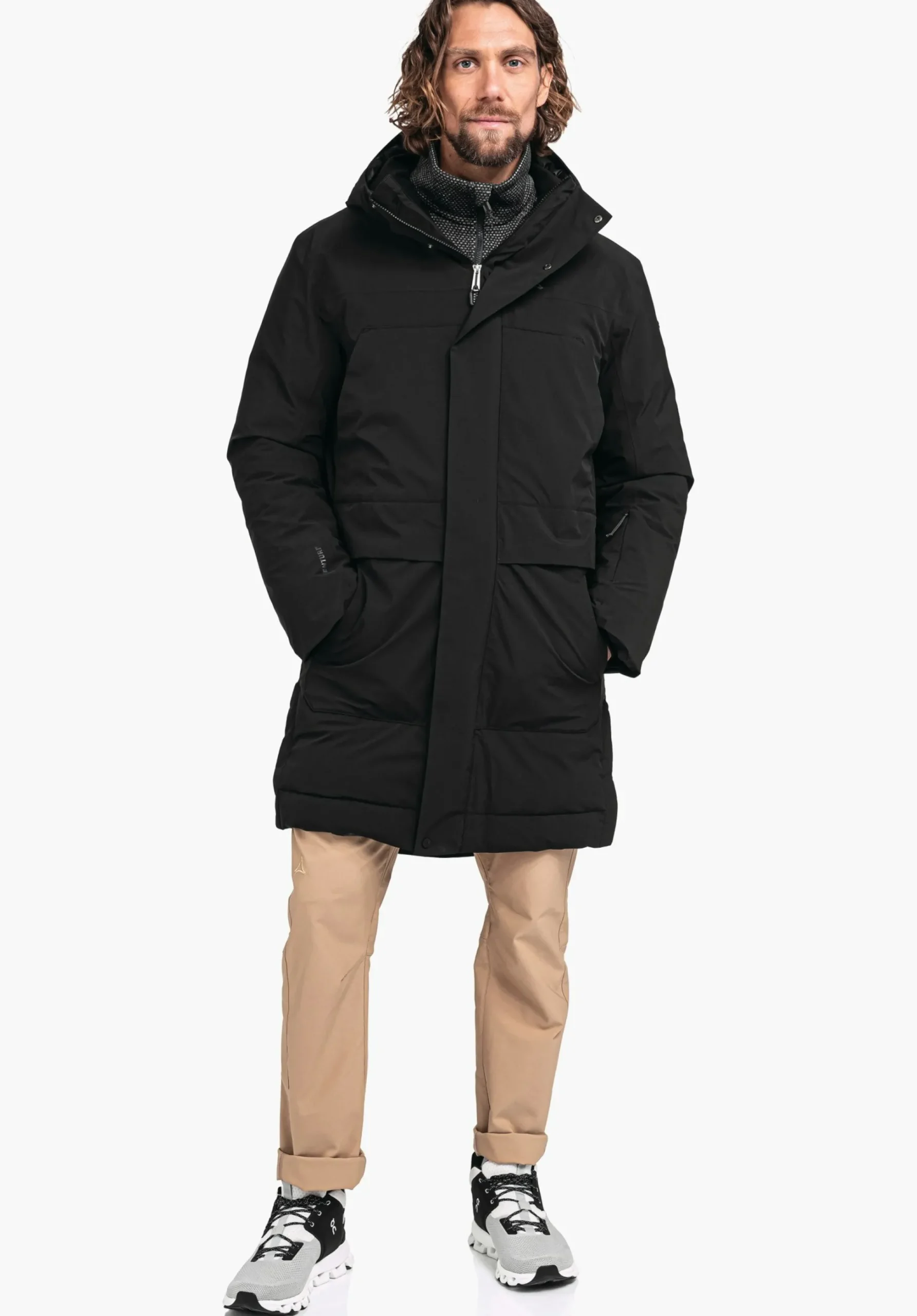MEN SCHÖFFEL Travel/Leisure|Down- / Thermojacket<Waterproof urban down parka blue