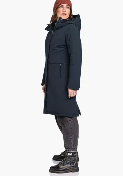 WOMEN SCHÖFFEL Travel/Leisure|Down- / Thermojacket<Waterproof urban down parka green