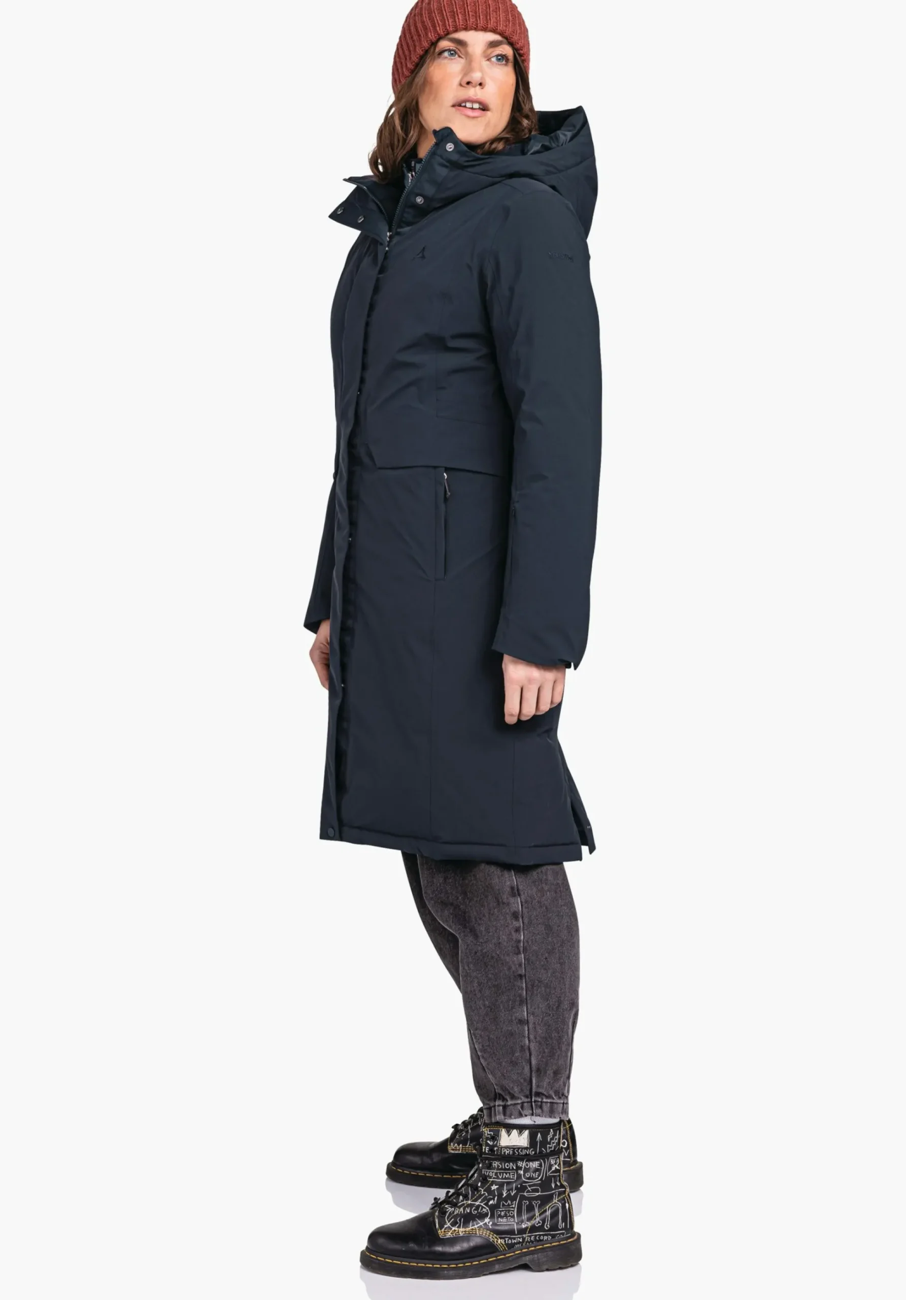 WOMEN SCHÖFFEL Travel/Leisure|Down- / Thermojacket<Waterproof urban down parka green