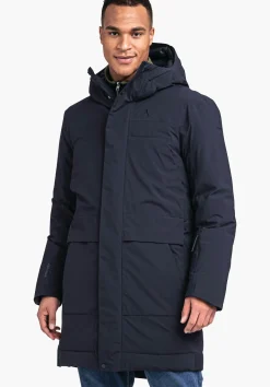 MEN SCHÖFFEL Travel/Leisure|Down- / Thermojacket<Waterproof urban down parka blue