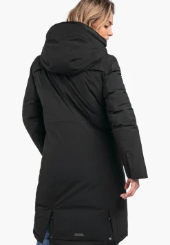 WOMEN SCHÖFFEL Travel/Leisure|Down- / Thermojacket<Waterproof urban down parka green