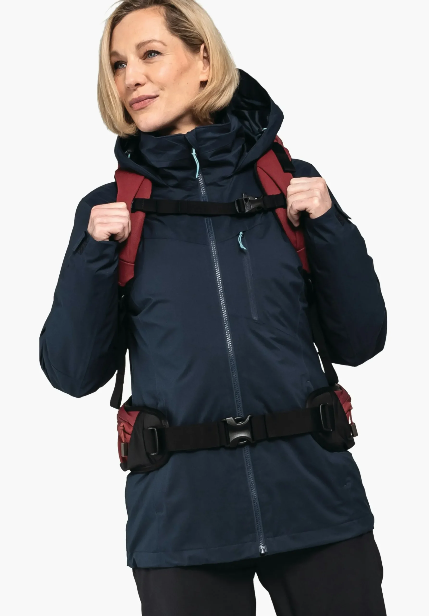 WOMEN SCHÖFFEL Trek & Hike|Outdoor Jackets<Waterproof ZipIn hiking jacket red