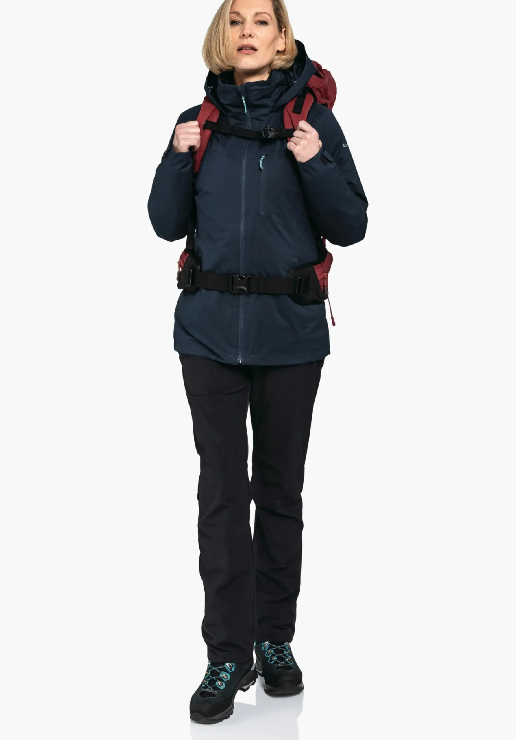 WOMEN SCHÖFFEL Trek & Hike|Outdoor Jackets<Waterproof ZipIn hiking jacket red