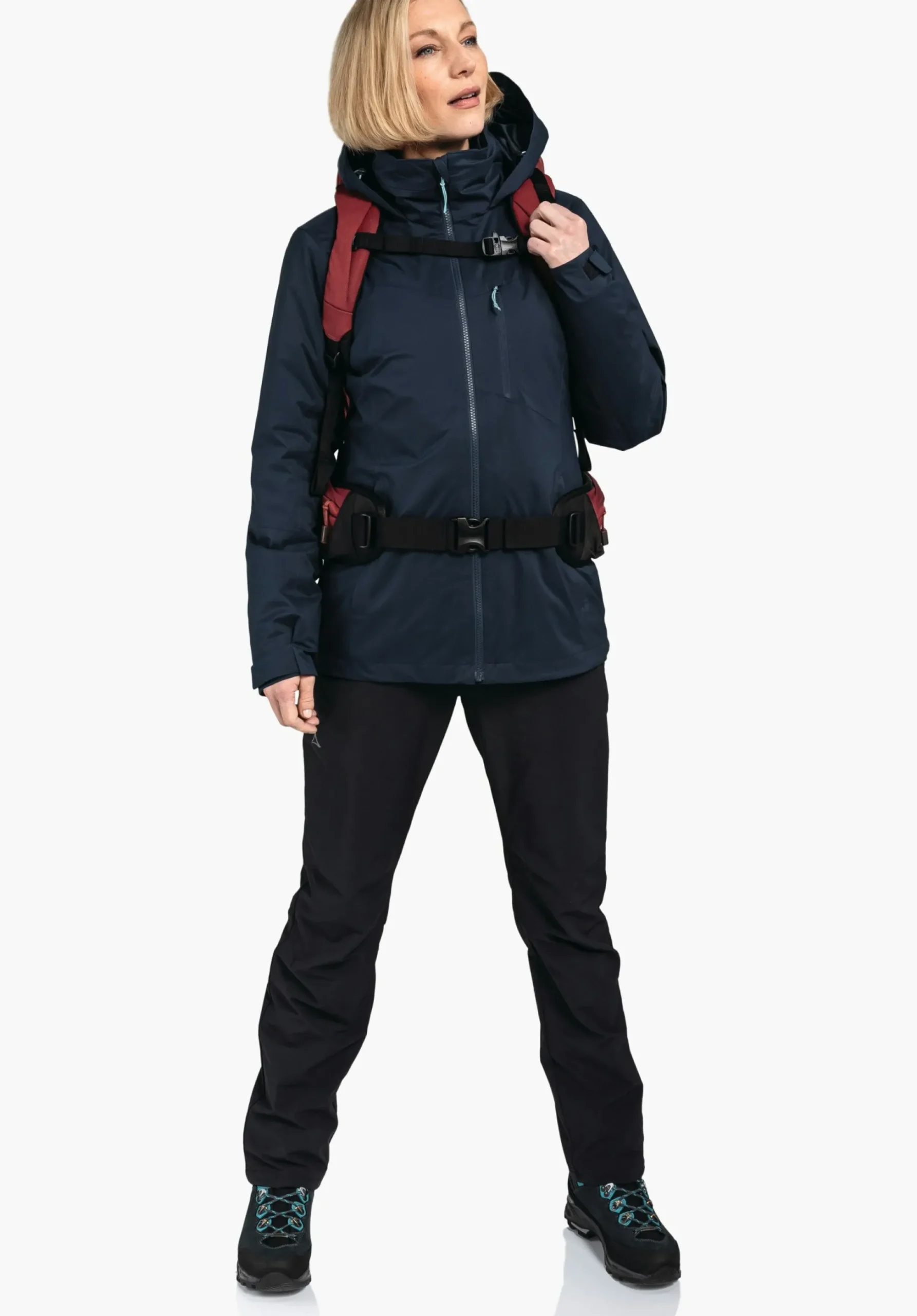 WOMEN SCHÖFFEL Trek & Hike|Outdoor Jackets<Waterproof ZipIn hiking jacket red