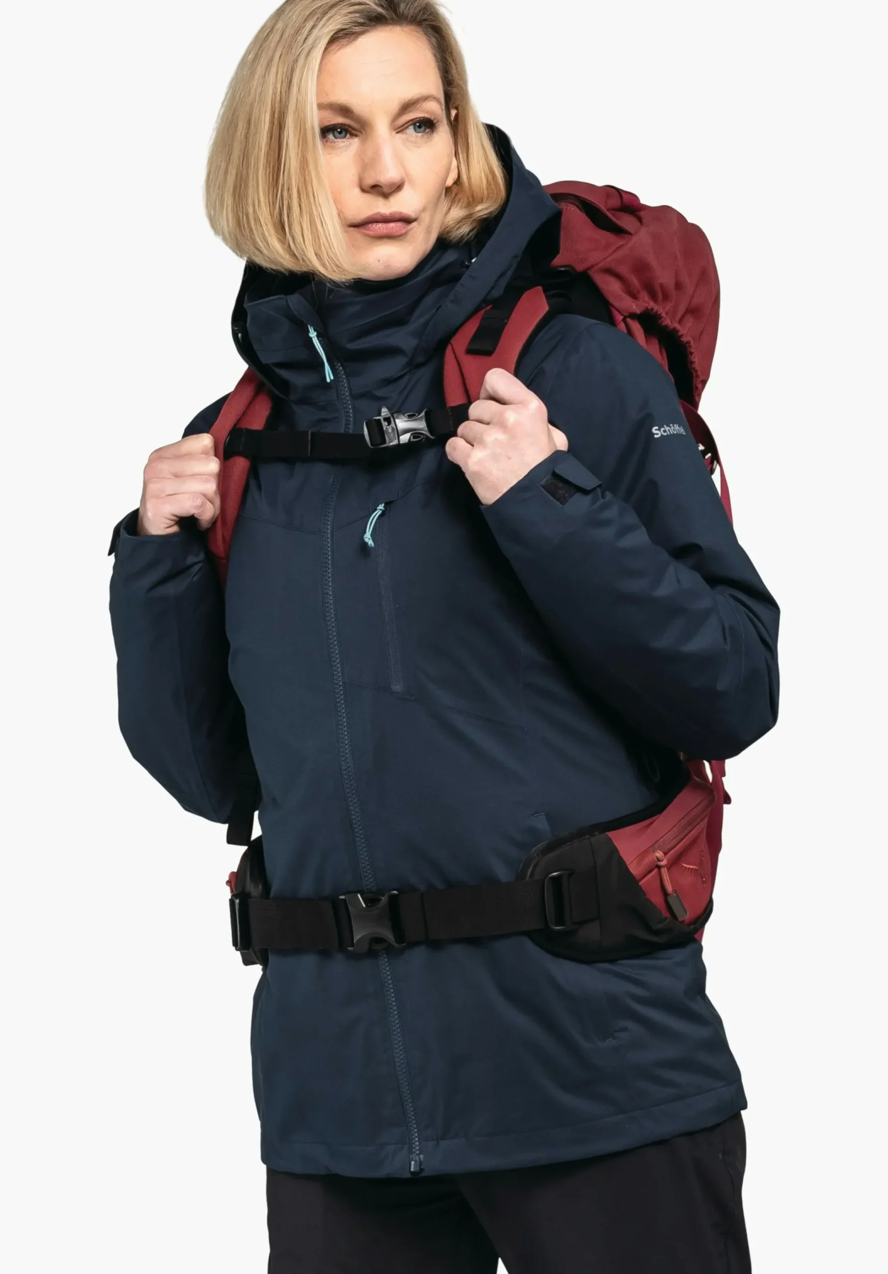 WOMEN SCHÖFFEL Trek & Hike|Outdoor Jackets<Waterproof ZipIn hiking jacket red