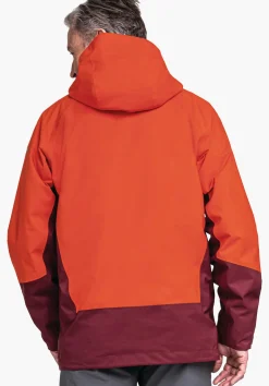 MEN SCHÖFFEL Trek & Hike|Outdoor Jackets<Waterproof ZipIn hiking jacket orange