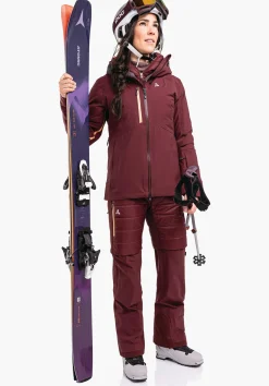 WOMEN SCHÖFFEL Ski Tour|Skiing|Mountaineering|Outdoor Jackets<4-way stretch hardshell touring jacket red