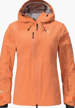 WOMEN SCHÖFFEL Ski Tour|Skiing|Mountaineering|Outdoor Jackets<4-way stretch hardshell touring jacket red