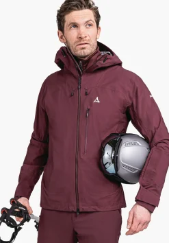 MEN SCHÖFFEL Skiing|Outdoor Jackets|Ski Tour|Mountaineering<4-way stretch hardshell touring jacket red