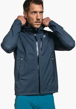 MEN SCHÖFFEL Trek & Hike|Outdoor Jackets<Wind- and waterproof hiking jacket blue