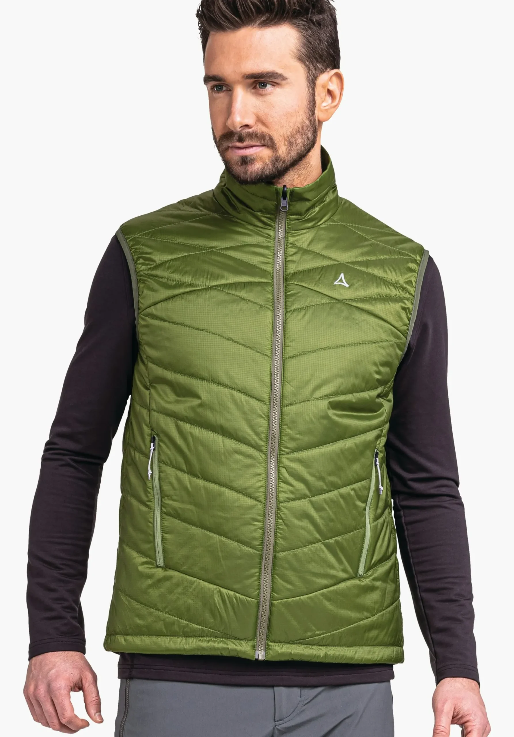 MEN SCHÖFFEL Trek & Hike<Windproof & padded hiking gilet orange