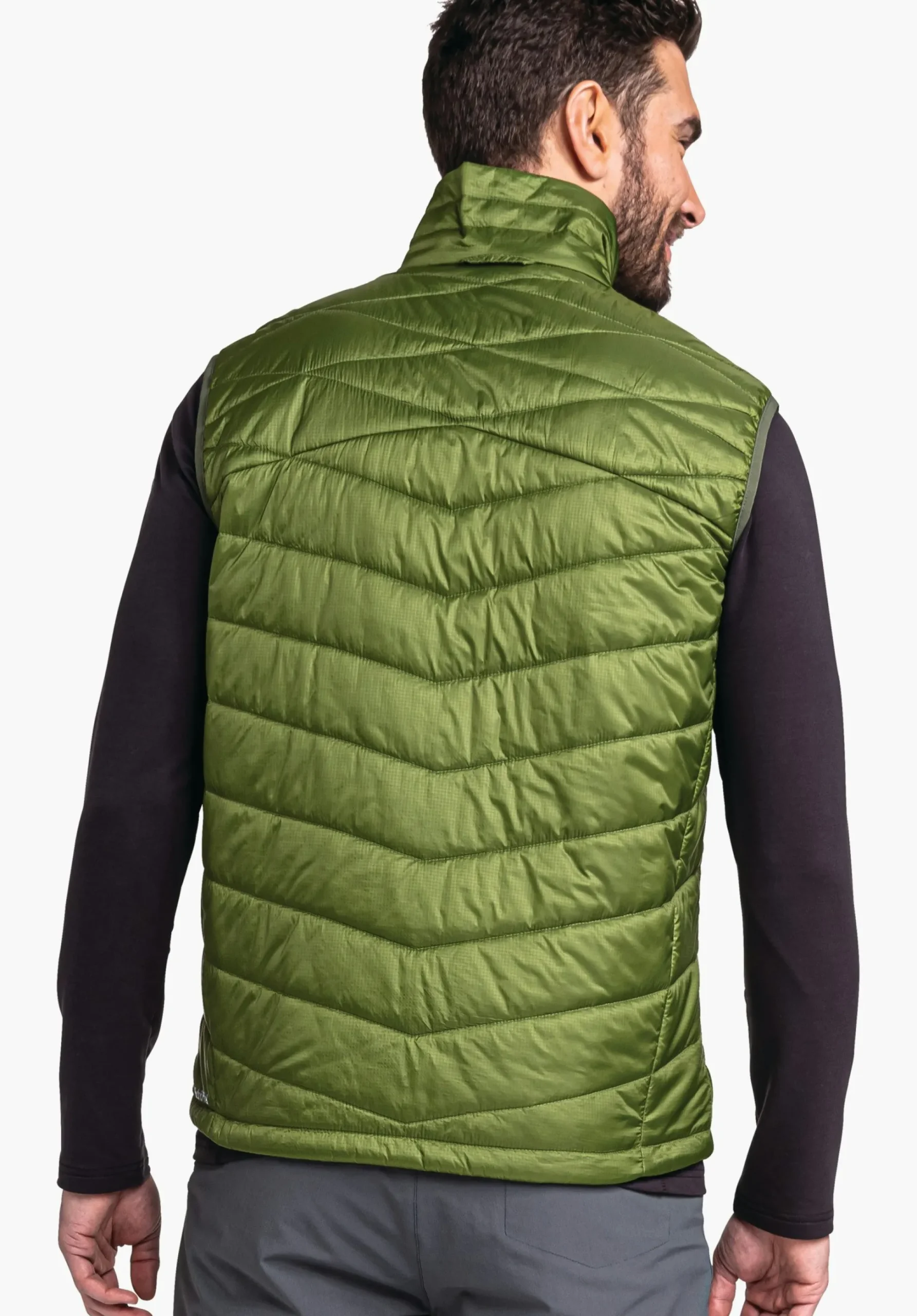 MEN SCHÖFFEL Trek & Hike<Windproof & padded hiking gilet orange