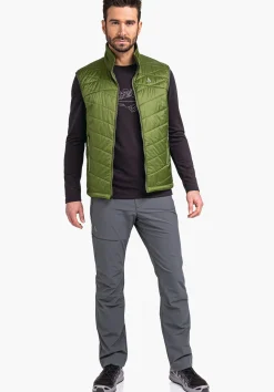 MEN SCHÖFFEL Trek & Hike<Windproof & padded hiking gilet orange