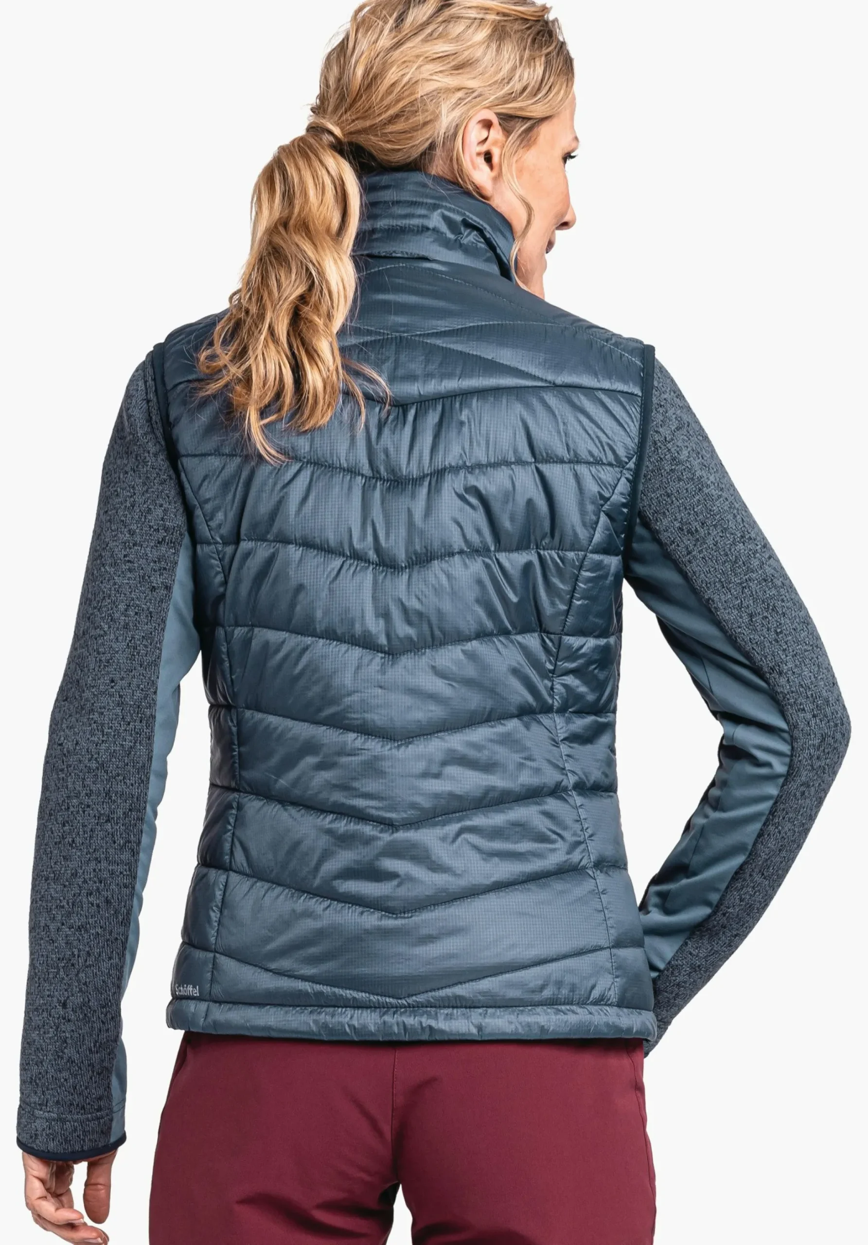 WOMEN SCHÖFFEL Trek & Hike<Windproof & padded hiking gilet orange