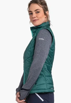 WOMEN SCHÖFFEL Trek & Hike<Windproof & padded hiking gilet orange