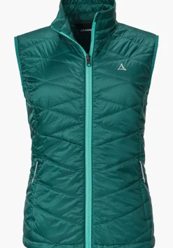 WOMEN SCHÖFFEL Trek & Hike<Windproof & padded hiking gilet orange