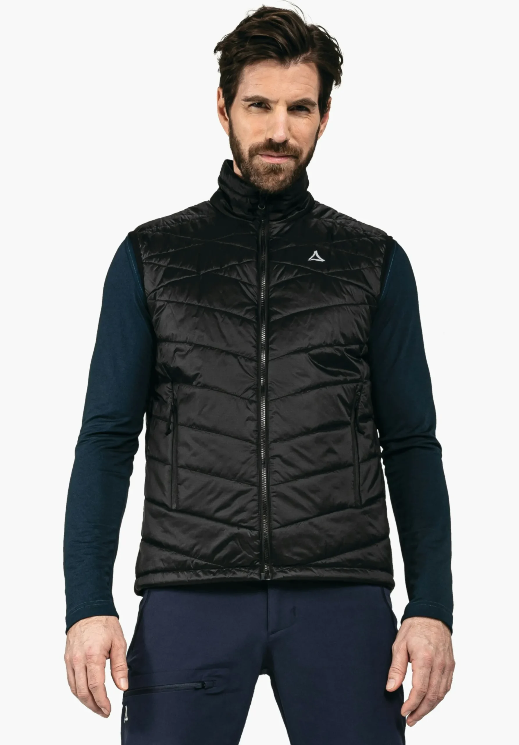 MEN SCHÖFFEL Trek & Hike<Windproof & padded hiking gilet orange