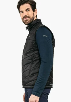 MEN SCHÖFFEL Trek & Hike<Windproof & padded hiking gilet orange