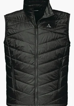MEN SCHÖFFEL Trek & Hike<Windproof & padded hiking gilet orange