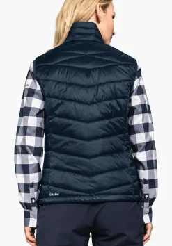 WOMEN SCHÖFFEL Trek & Hike<Windproof & padded hiking gilet orange